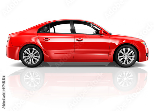 Illustration of a red car © Rawpixel.com