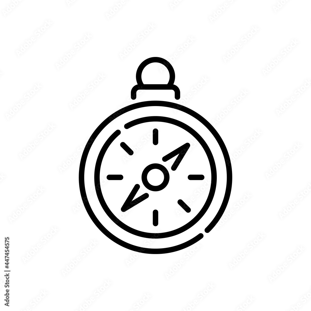compass vector outline icon style illustration. EPS 10 file compass vector outline icon style illustration. EPS 10 file