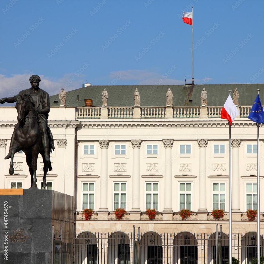 Warsaw Presidential Palace in Poland