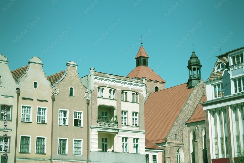 Naklejka premium Grudziadz town - Poland landmark