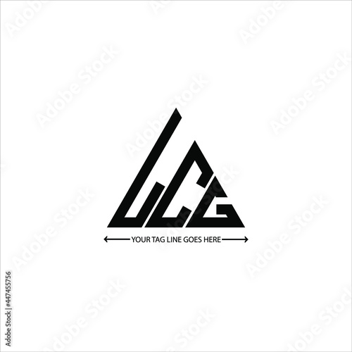 LCG letter logo creative design. LCG unique design
 photo