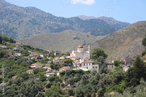 Greece small village in the mountains 