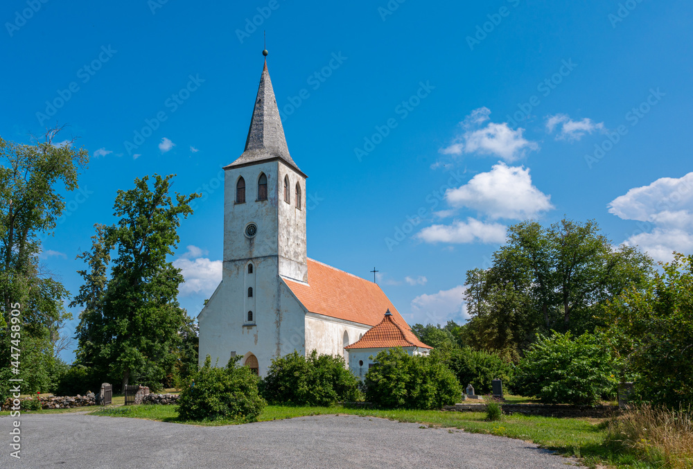 Fototapeta premium church in estonia hiiumaa