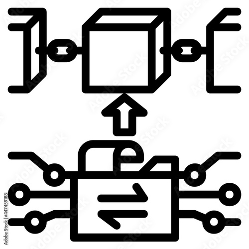 digital ledger icon