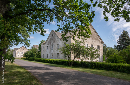 manor in estonia hiiumaa photo