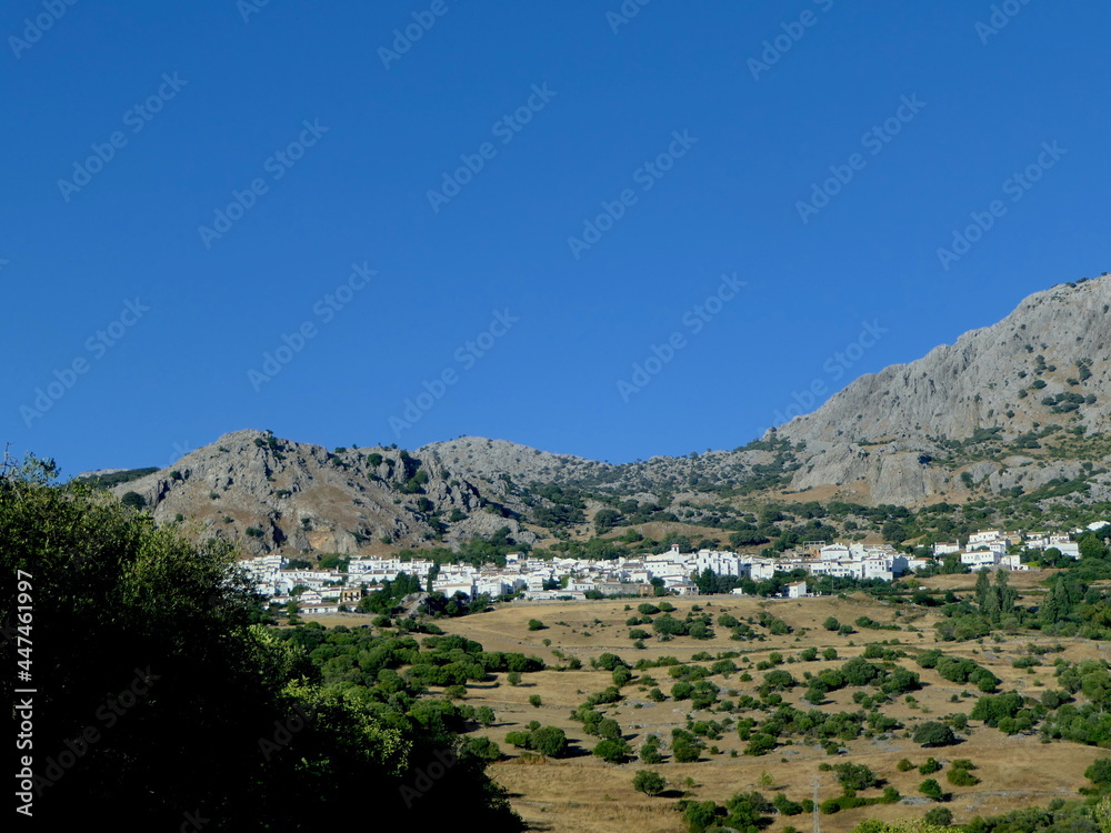 Dorf Benamahoma in Andalusien