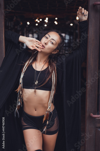 Young woman , outdoor portrait, asian model © armada1985