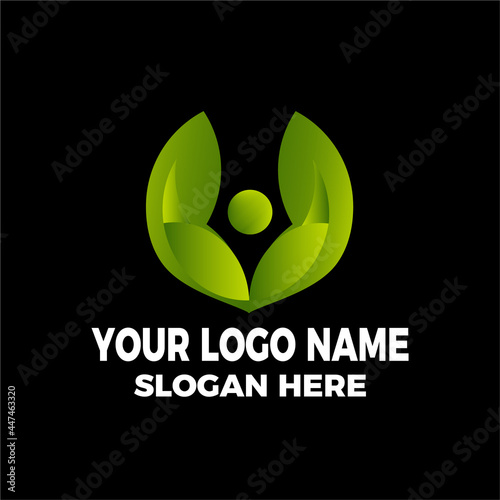 modern gradient Business Corporate technology symbol logo design concept vector  