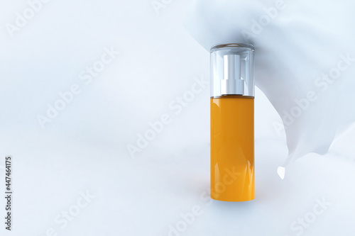 Cosmetics on White Background. 3D illustration, 3D rendering 