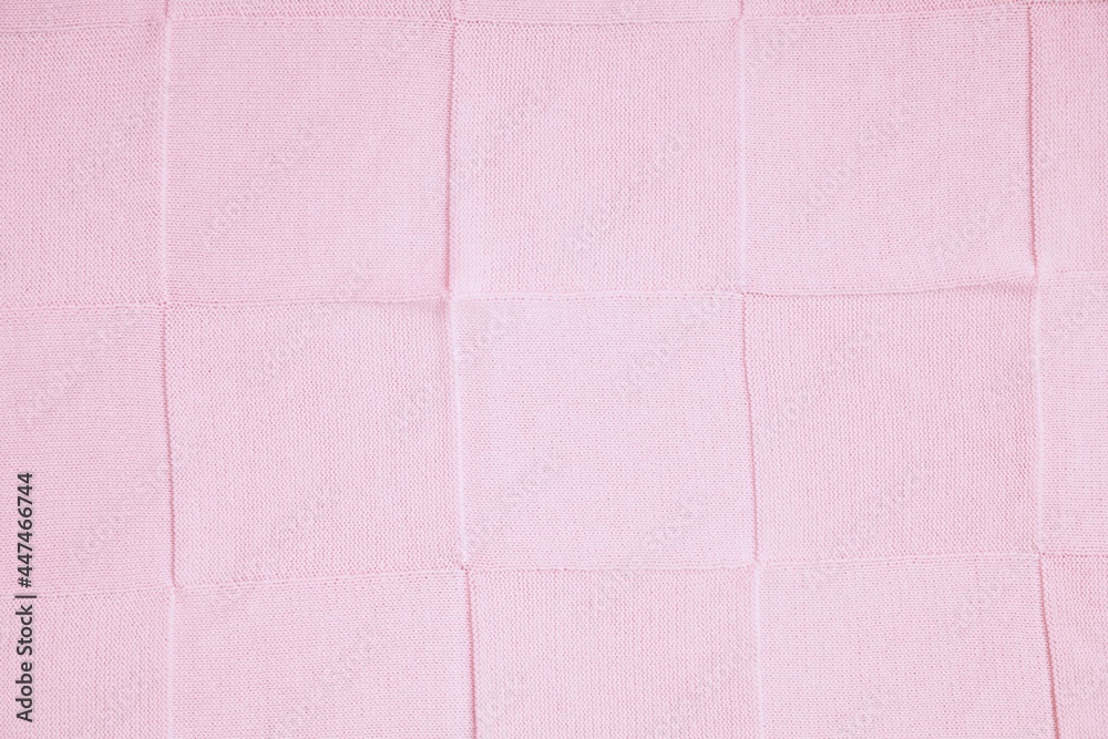 Fototapeta premium pink cloth texture Square grid shape.