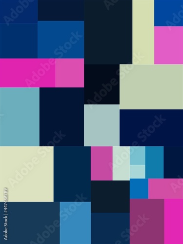 Graphical Abstract Painting Art Background Texture,Colorful Geometrical Artwork Poster,Modern Conceptual Art,3D Rendering,3D Illustration