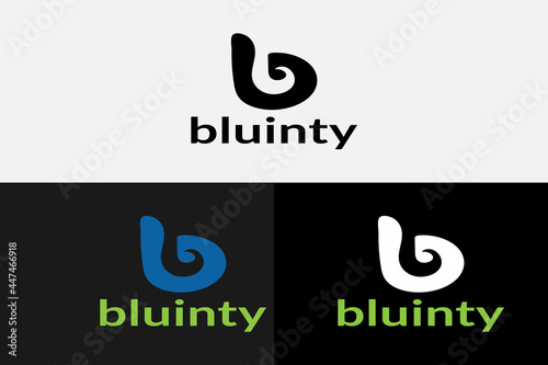 Creative B letter logo - minimalist logo