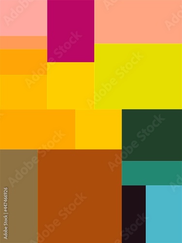 Graphical Abstract Painting Art Background Texture,Colorful Geometrical Artwork Poster,Modern Conceptual Art,3D Rendering,3D Illustration