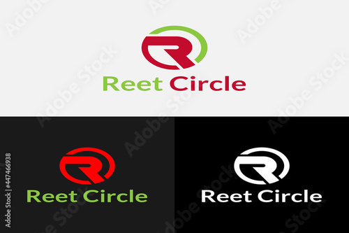 R letter logo - circle r logo