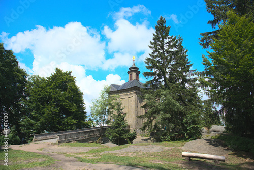 Hvezda chapel in Broumovske rocks photo