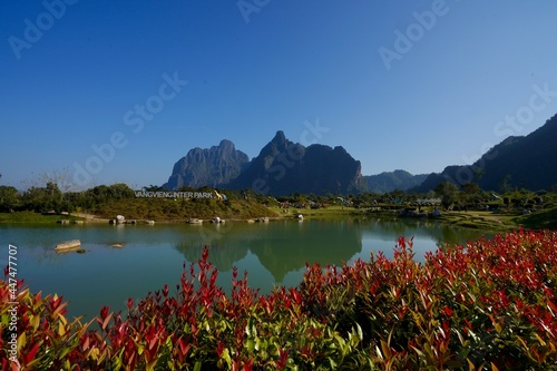 lake in the mountains