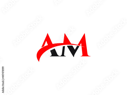 Free Download AM Letter Initial Logo Design Template - GFXLoad