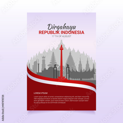 indonesia independence day 17 august banner