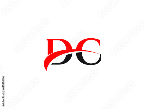 Free Download DC Letter Initial Logo Design Template - GFXLoad