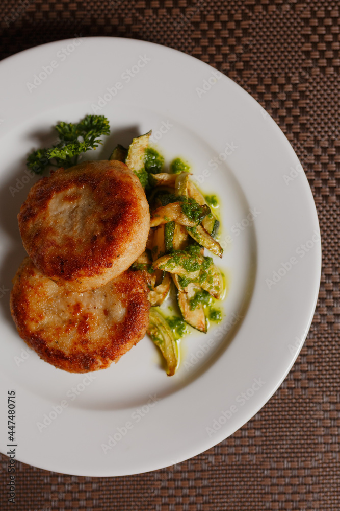 chop with vegetables