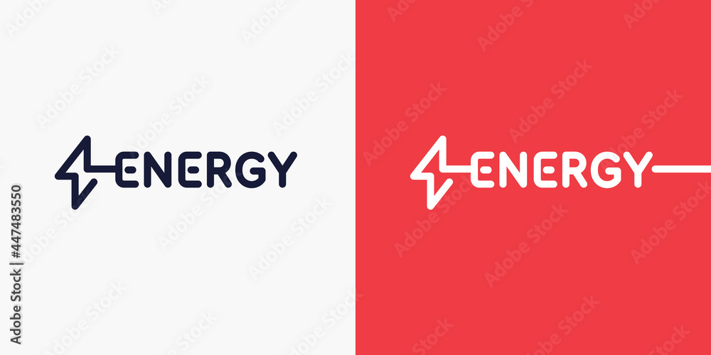 Modern emblem with lettering. Vector design element.