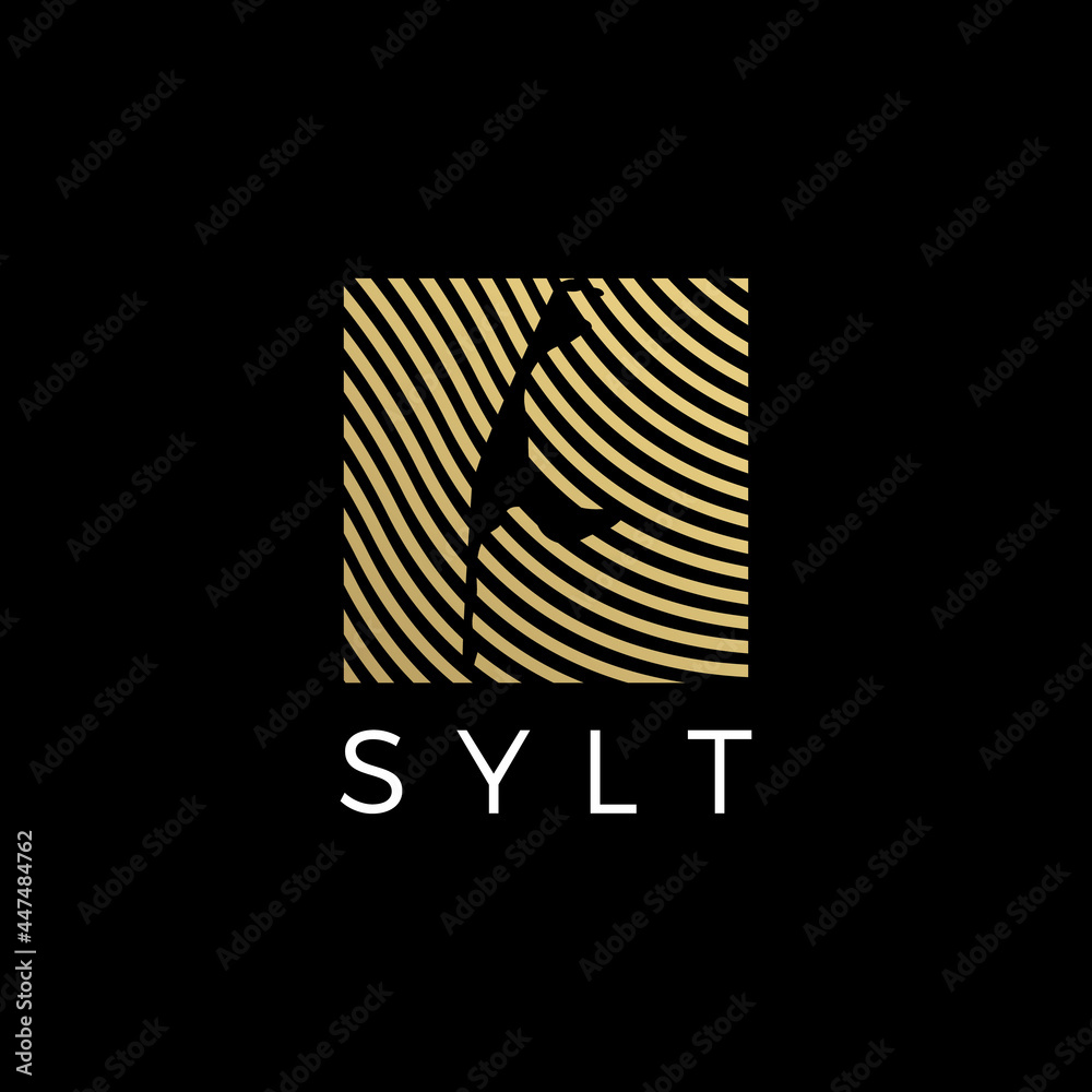 Fotografie Sylt island luxury logo.
