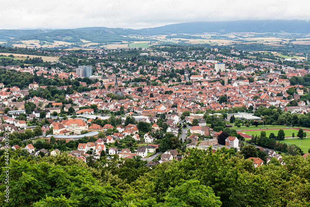 view at city of Eschwege, Hessen, Germany