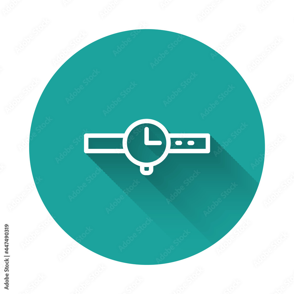Black Wrist watch icon isolated on white background. Wristwatch icon. Abstract banner with liquid shapes. Vector Black Wrist watch icon isolated on white background. Wristwatch icon. Abstract banner with liquid shapes. Vector