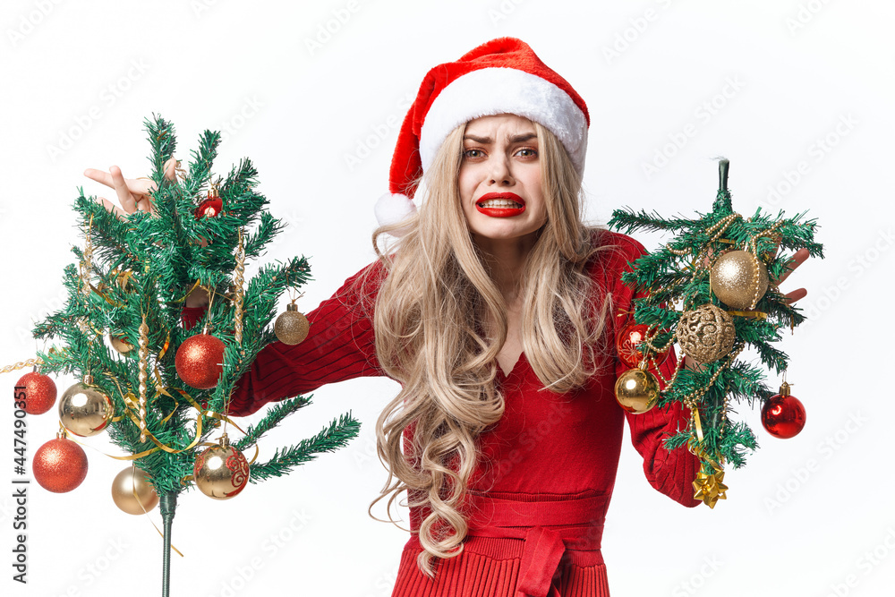 merry woman christmas toys decoration fashion holiday