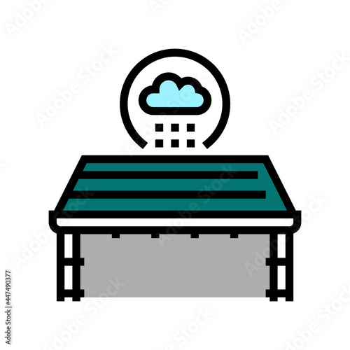 roof waterproofing color icon vector. roof waterproofing sign. isolated symbol illustration