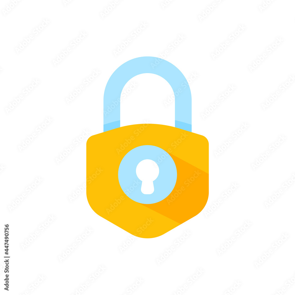 yellow padlock for locking the information on the computer data encryption concept yellow padlock for locking the information on the computer data encryption concept