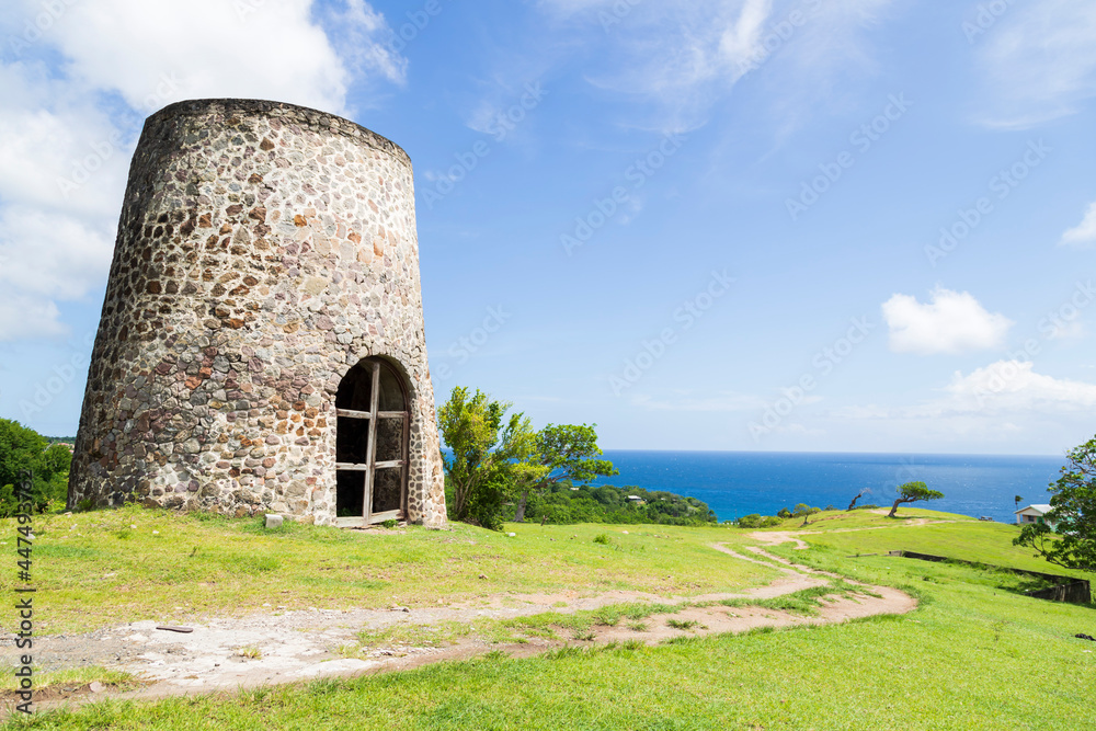 Windmill on a gentle grassy slope Windmill on a gentle grassy slope