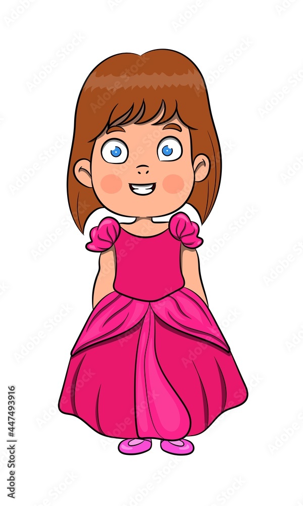 Little Princess Cartoon Character Little Princess Cartoon Character