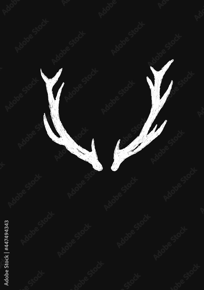 Obraz premium Geweih