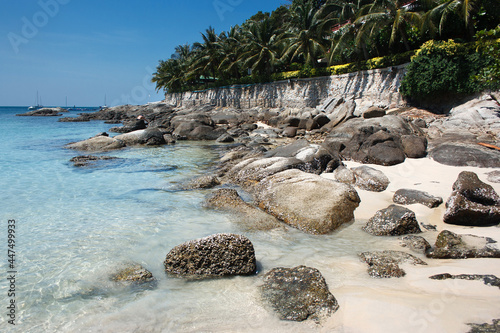 Seaside with stones and rocks