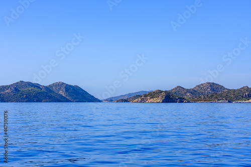 View on the Mediterranean sea and Taurus mountains