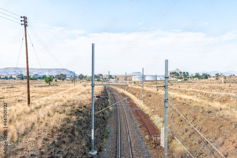 Railway line at Rosmead railway station