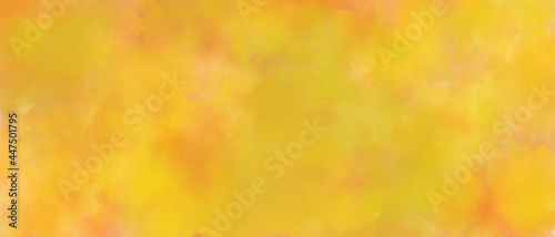 autumn watercolor abstract background (yellow and orange)