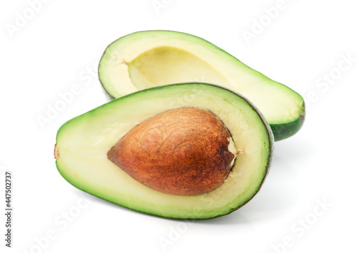 Avocado isolated on white background