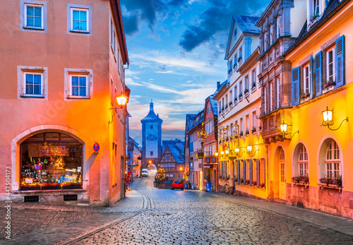 Rothenburg ob der Tauber, Bavaria, Germany