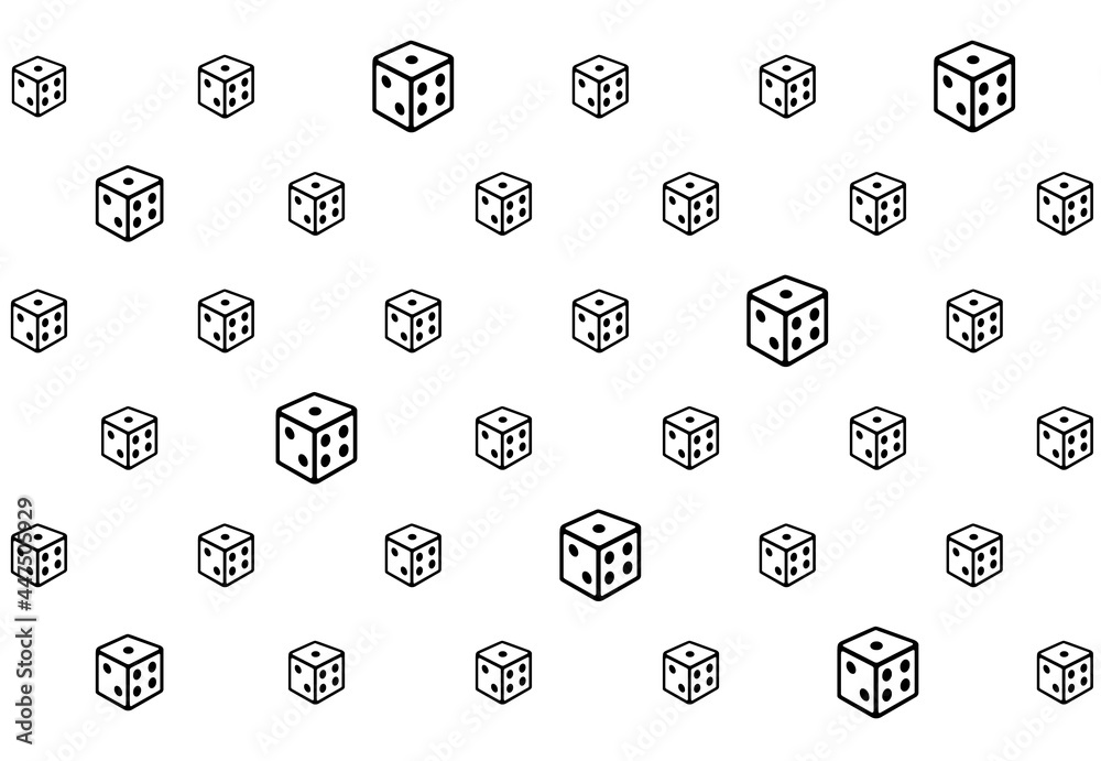 dice Pattern Background dice Pattern Background