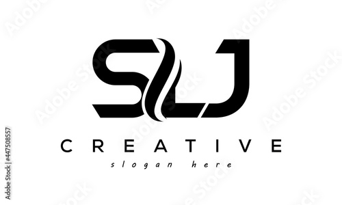 Letter SLJ creative logo design vector	 photo