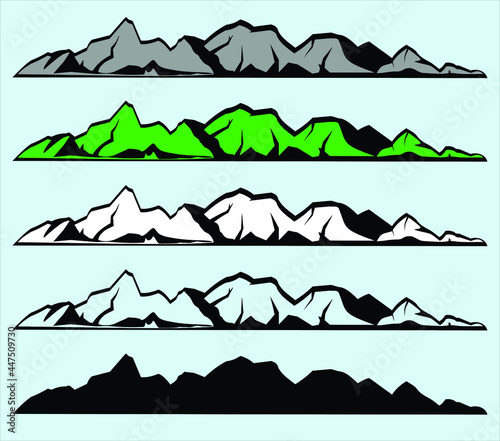 Various options for scalable mountain range
