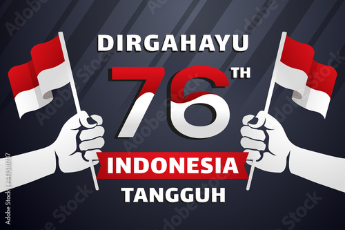 Indonesia 76th independence day, Hari kemerdekaan indonesia ke 76
 photo