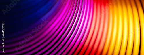 Fototapeta Naklejka Na Ścianę i Meble -  creative rainbow spiral,  abstract background image, panoramic photo