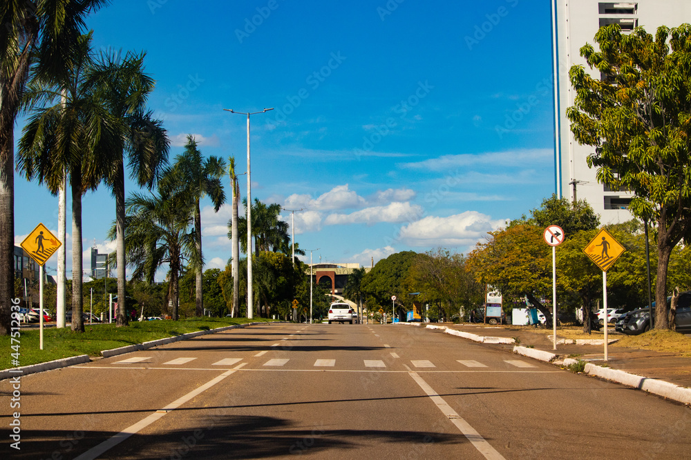Street in Palmas, Tocantins