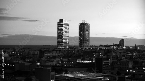 Mapfre Towers in Barcelona. photo