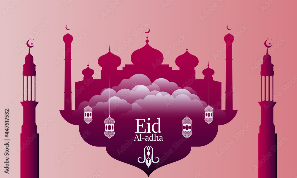 Eid Al Adha Eid Mubarak Happy Muslim eid culture Arabic Style design