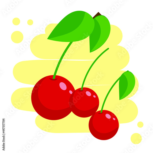 illustration of cherries