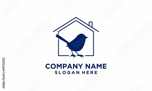 bird house logo real estate